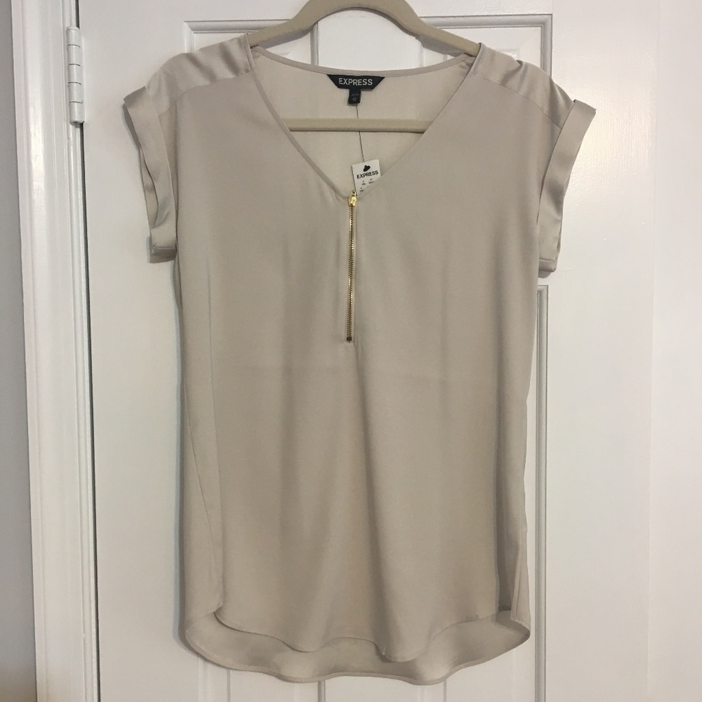 Express Silk short sleeve blouse